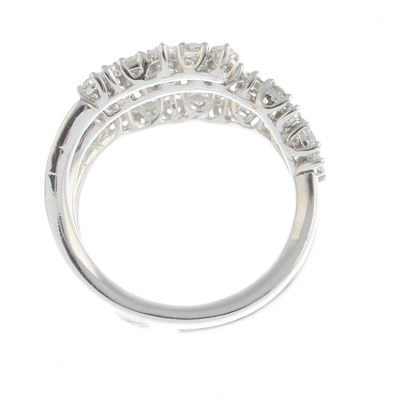 An 18ct gold diamond ring. - Image 2 of 3