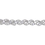 TIFFANY & CO. - a diamond bracelet.