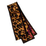 LOUIS VUITTON - a silk twilly scarf.