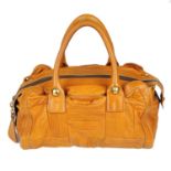 CHLOÉ - a soft tan leather handbag.