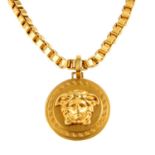 VERSACE - a medallion necklace.