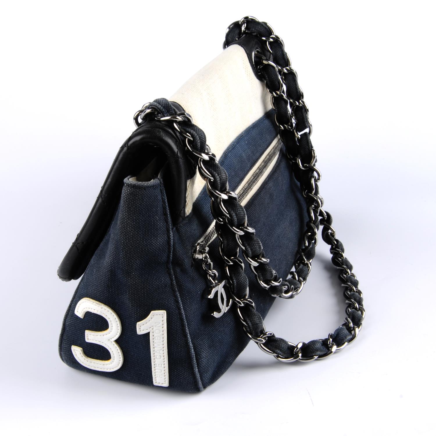 CHANEL - a No.5 Giant Mademoiselle Lock handbag. - Image 3 of 5