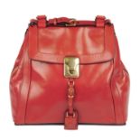 CHLOÉ - a red Darla handbag.