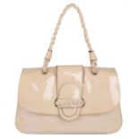 VALENTINO - a patent leather handbag.