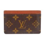 LOUIS VUITTON - a Monogram card holder.