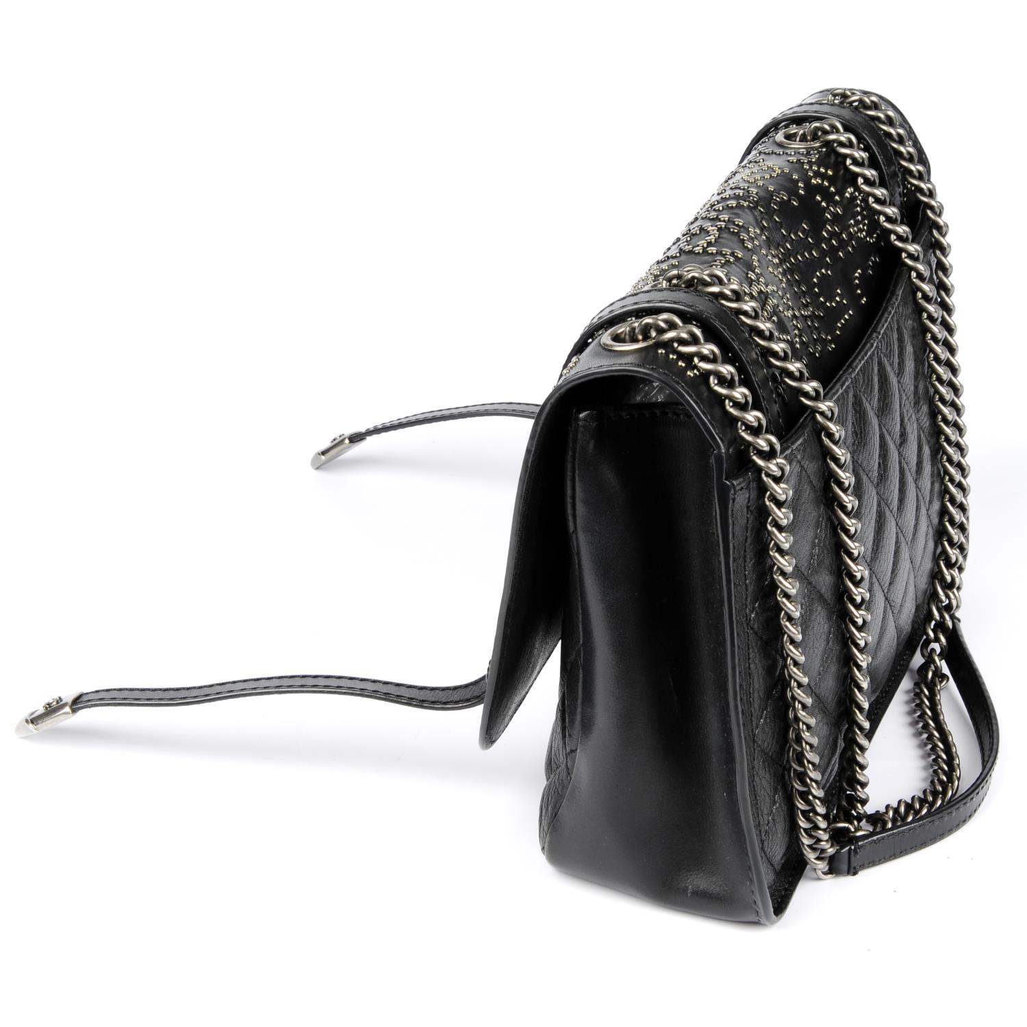 CHANEL - a Studded Dallas Flap handbag. - Bild 3 aus 4