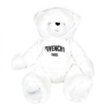 GIVENCHY - a white Logo Teddy Bear.