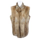 MICHAEL KORS - a coney fur gilet.