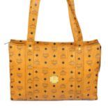 MCM - a Visetos coated canvas handbag.