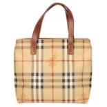 BURBERRY - a Mini Haymarket Check handbag.