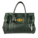 MULBERRY - a Pheasant Green Heritage Bayswater handbag.