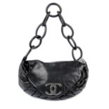 CHANEL - a Lambskin Pleated CC Flap handbag.