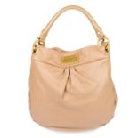 MARC BY MARC JACOBS - a beige Hillier Hobo Classic Q handbag.