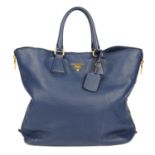 PRADA - a Vitello Daino Side Zip Convertible handbag.