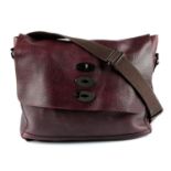 MULBERRY - a large Oxblood Brynmore messenger bag.