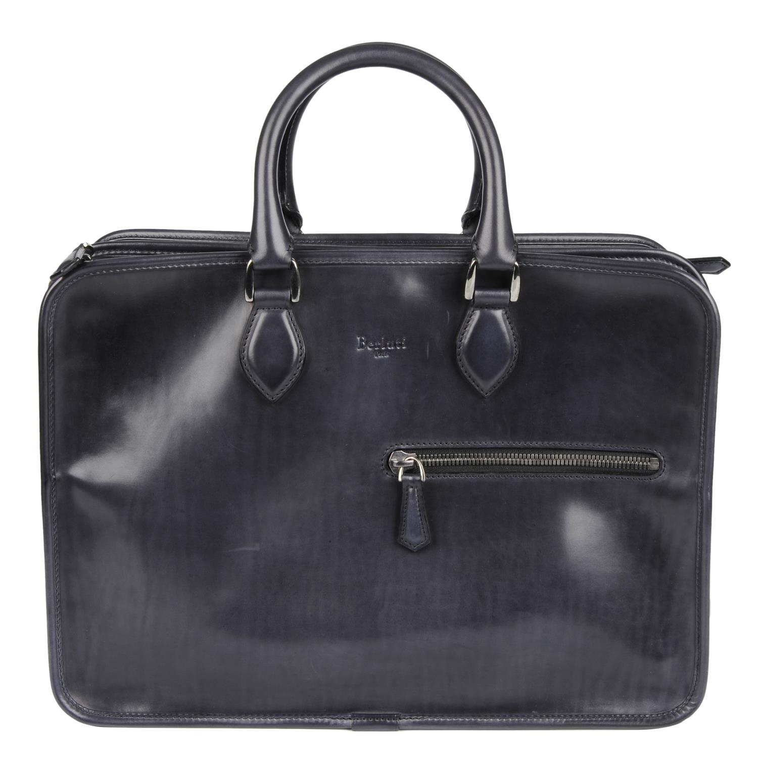 BERLUTI - a leather Deux Jours briefcase.