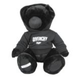 GIVENCHY - a black Logo Teddy Bear.