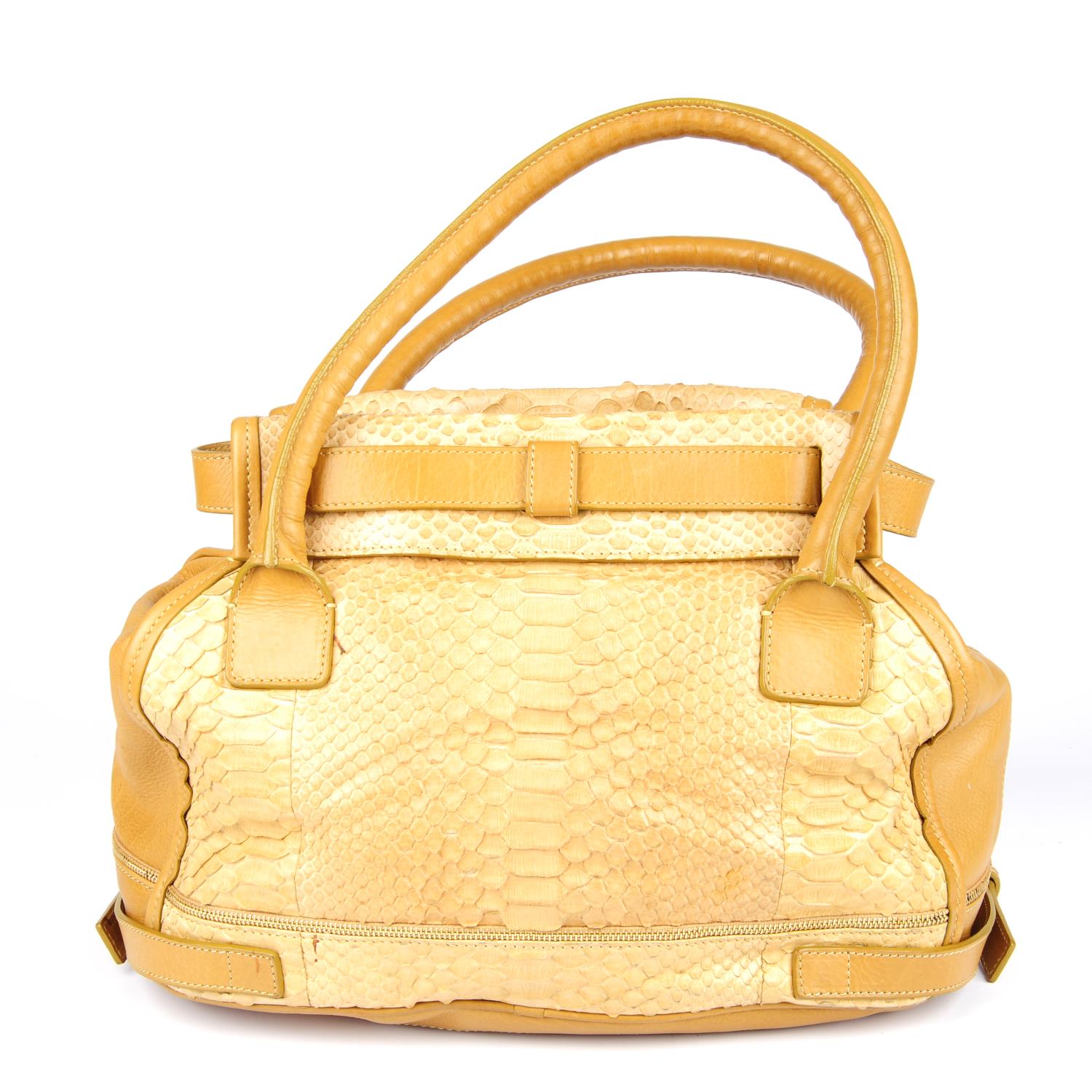 CHLOÉ - a python skin Marlow handbag. - Bild 2 aus 3