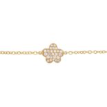 An 18ct gold bracelet,