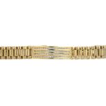 A 14ct gold diamond bracelet.Estimated total diamond weight 2.50 to 2.75cts.Hallmarks for