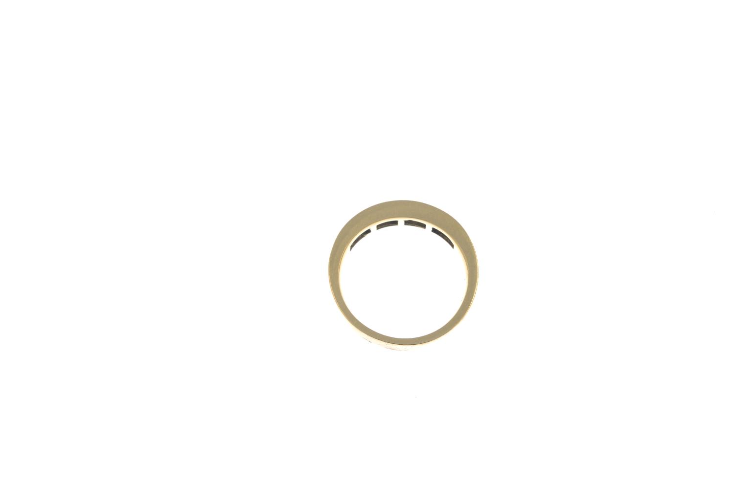 An 18ct gold diamond half eternity ring.Total diamond weight 0.70ct, stamped to band. - Image 2 of 3