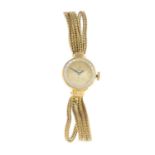 A lady's mid 20th century 9ct gold wrist watch,