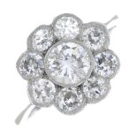 A cluster ring,