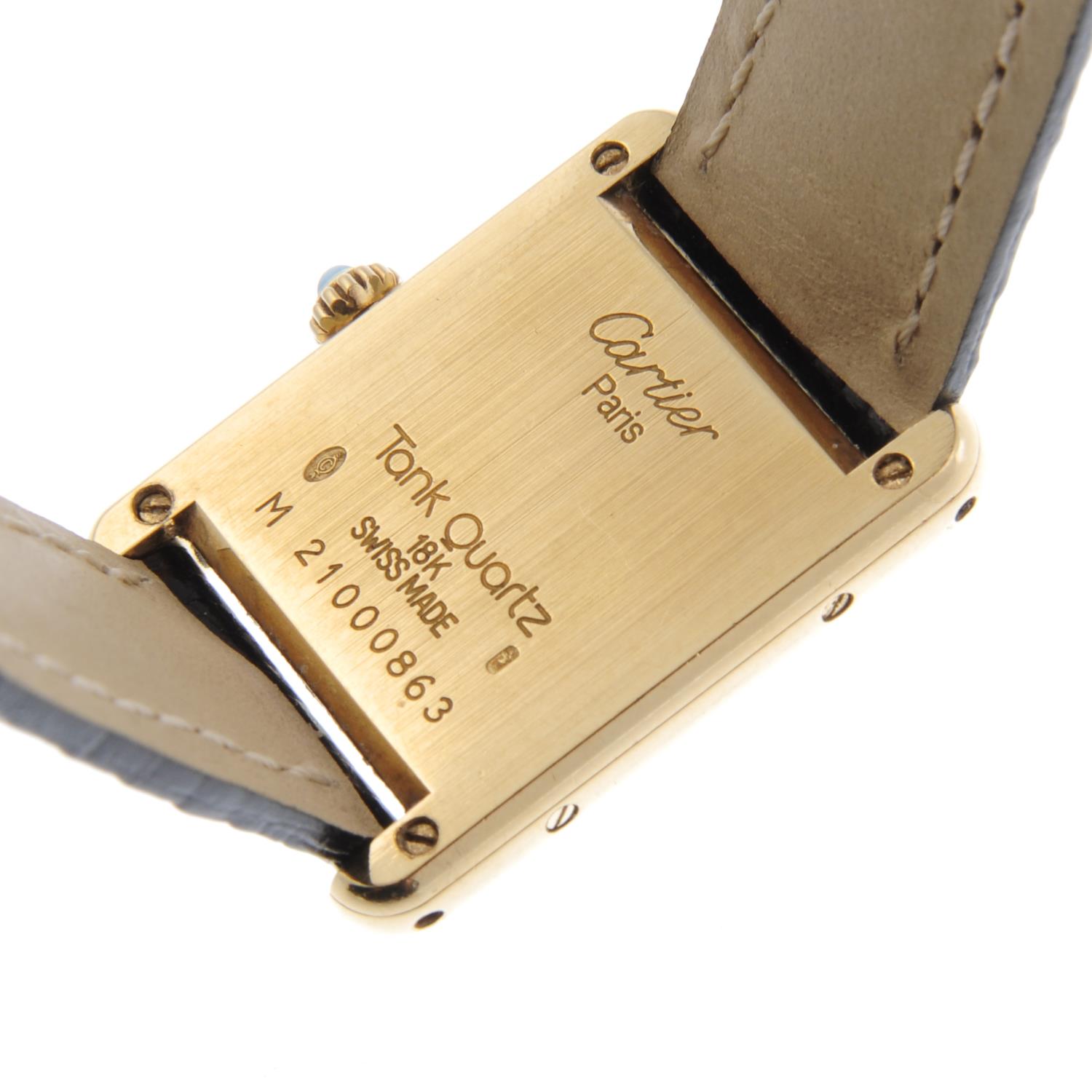 CARTIER - a Must de Cartier Tank Louis wrist watch. - Image 3 of 4