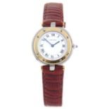 CARTIER - a Santos Ronde wrist watch.