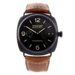 PANERAI - a gentleman's Radiomir Black Seal wrist watch.