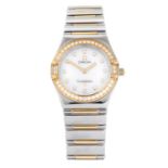 OMEGA - a lady's Constellation My Choice bracelet watch.