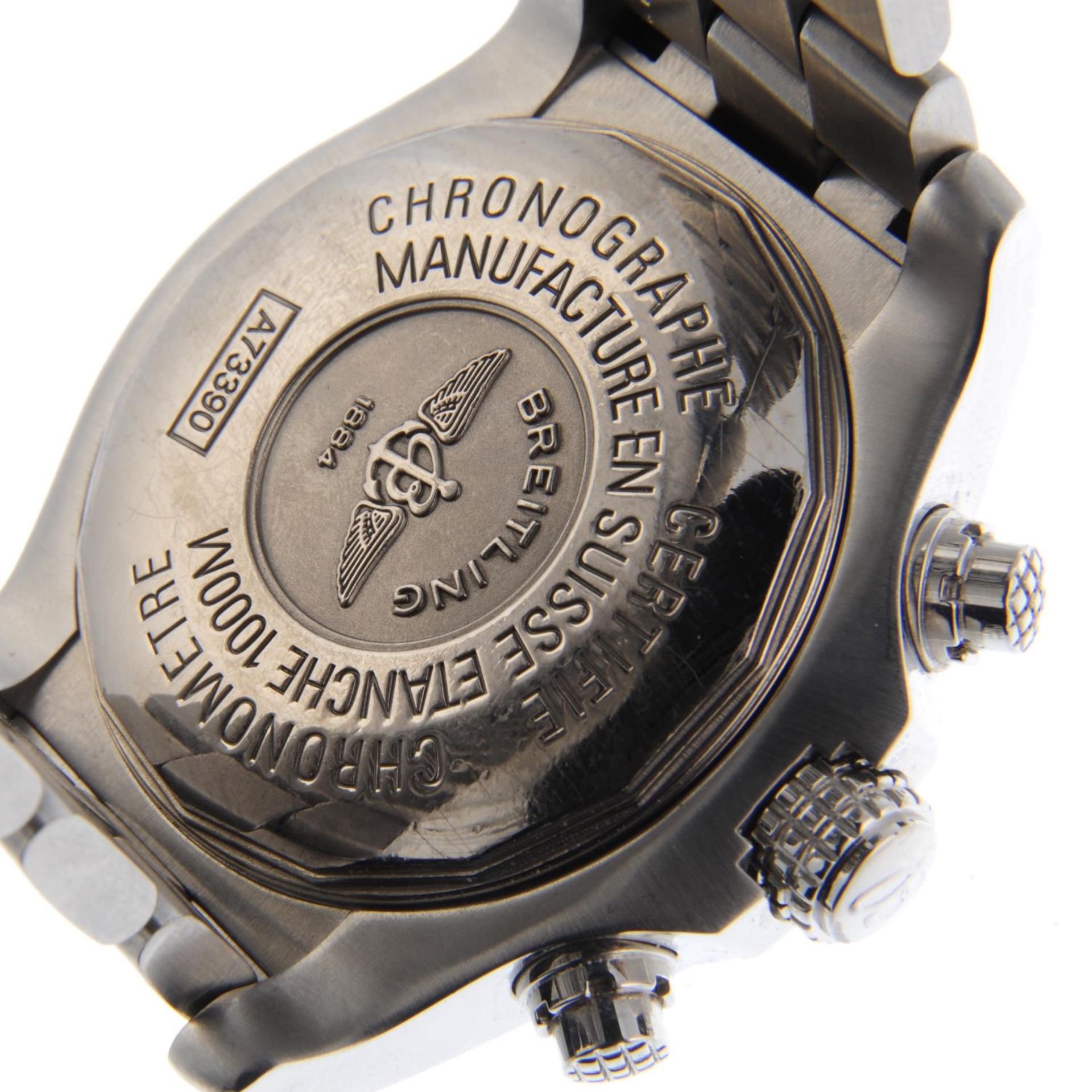 BREITLING - a gentleman's Aeromarine Avenger Seawolf chronograph bracelet watch. - Image 2 of 4