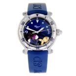 CHOPARD - a lady's Happy Sport wrist watch.