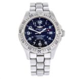 BREITLING - a gentleman's Aeromarine SuperOcean bracelet watch.