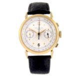 PATEK PHILIPPE- an extremely rare and significant gentleman's chronograph wrist watch.