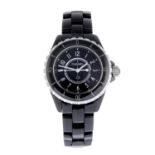 CHANEL - a lady's J12 bracelet watch.