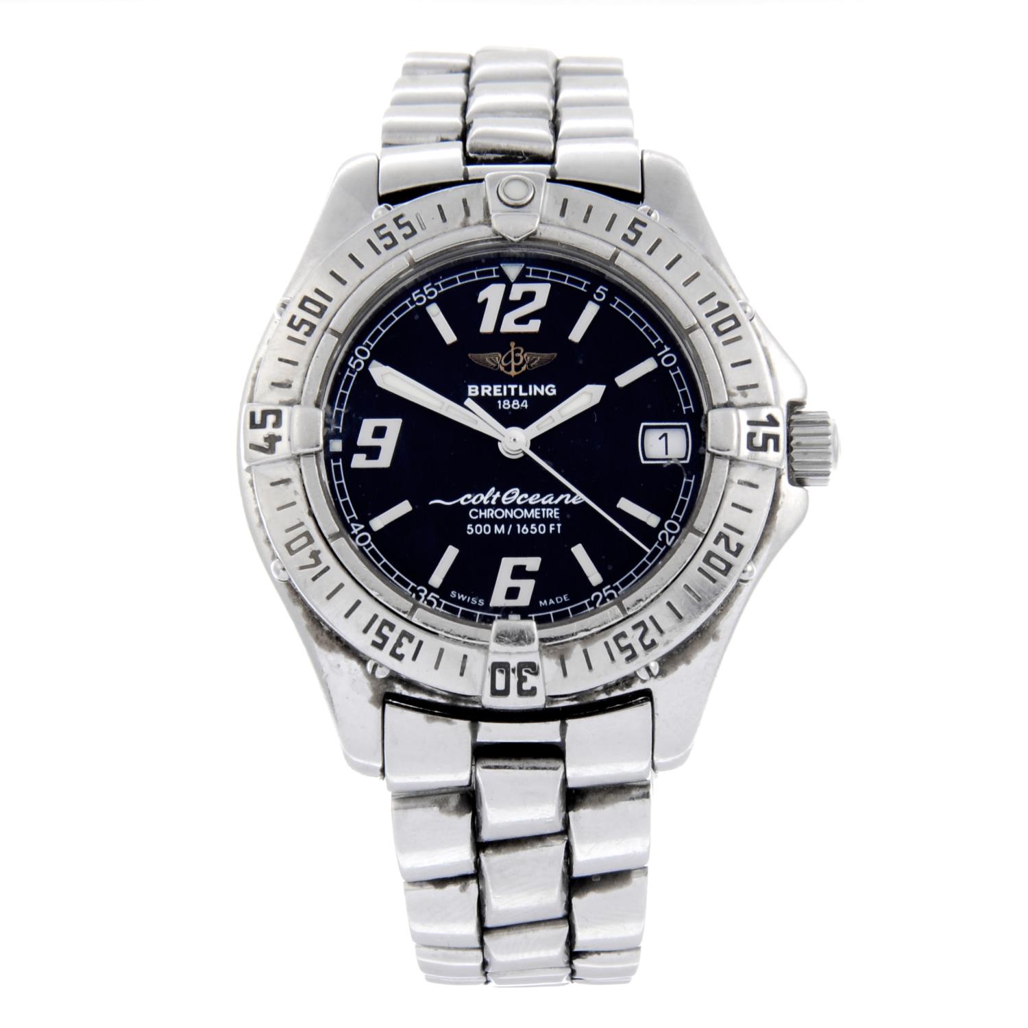 BREITLING - a lady's Colt Oceane bracelet watch.