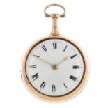 A pair case repeater pocket watch by Haley & Milner.