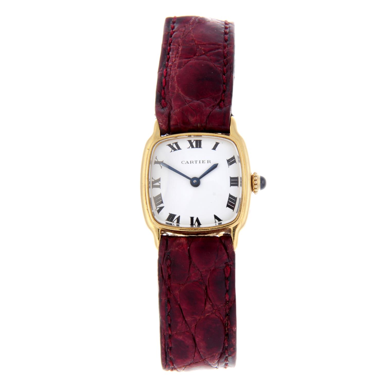 CARTIER - a Chambord wrist watch.