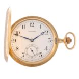 A full hunter pocket watch by Tavannes.