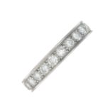 A diamond full eternity ring.Estimated total diamond weight 1.50cts.