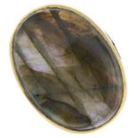 A labradorite ring.Ring size L.