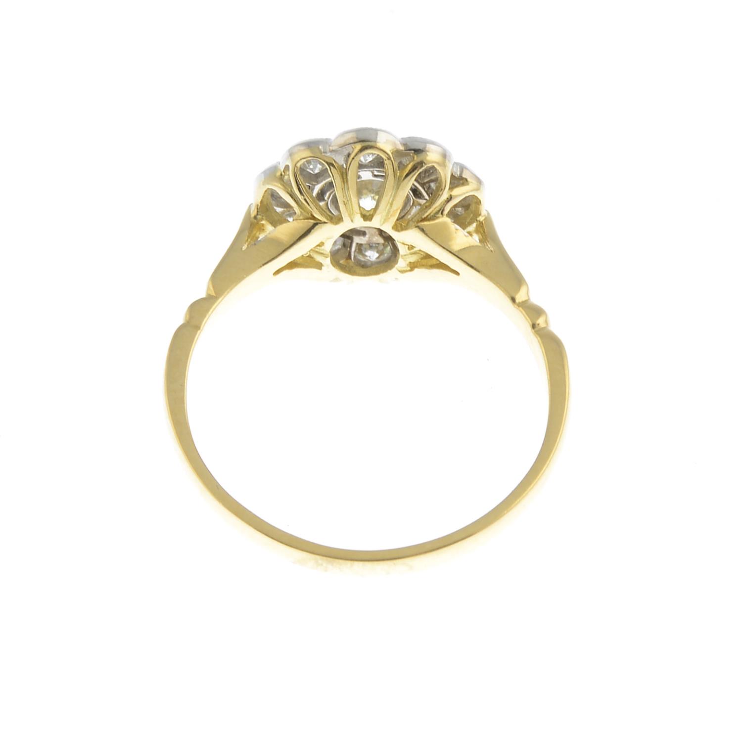 A diamond cluster ring.Total diamond weight 0.65ct. - Image 2 of 3