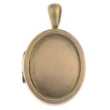 A late Victorian 14ct gold locket.