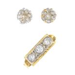 A set of diamond jewellery,