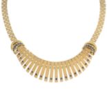 A 1960's 9ct gold necklace,