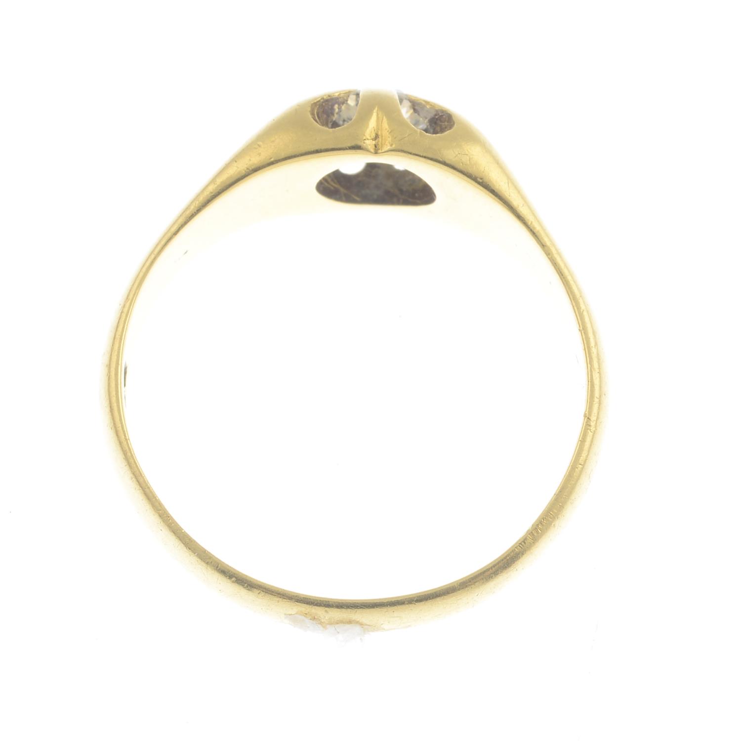 An 18ct gold brilliant-cut diamond ring.Estimated diamond weight 0.35ct, - Image 3 of 3