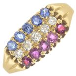 An Edwardian 18ct gold ruby,