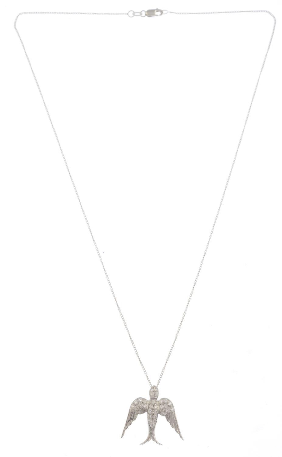 A diamond swift pendant, - Image 2 of 2