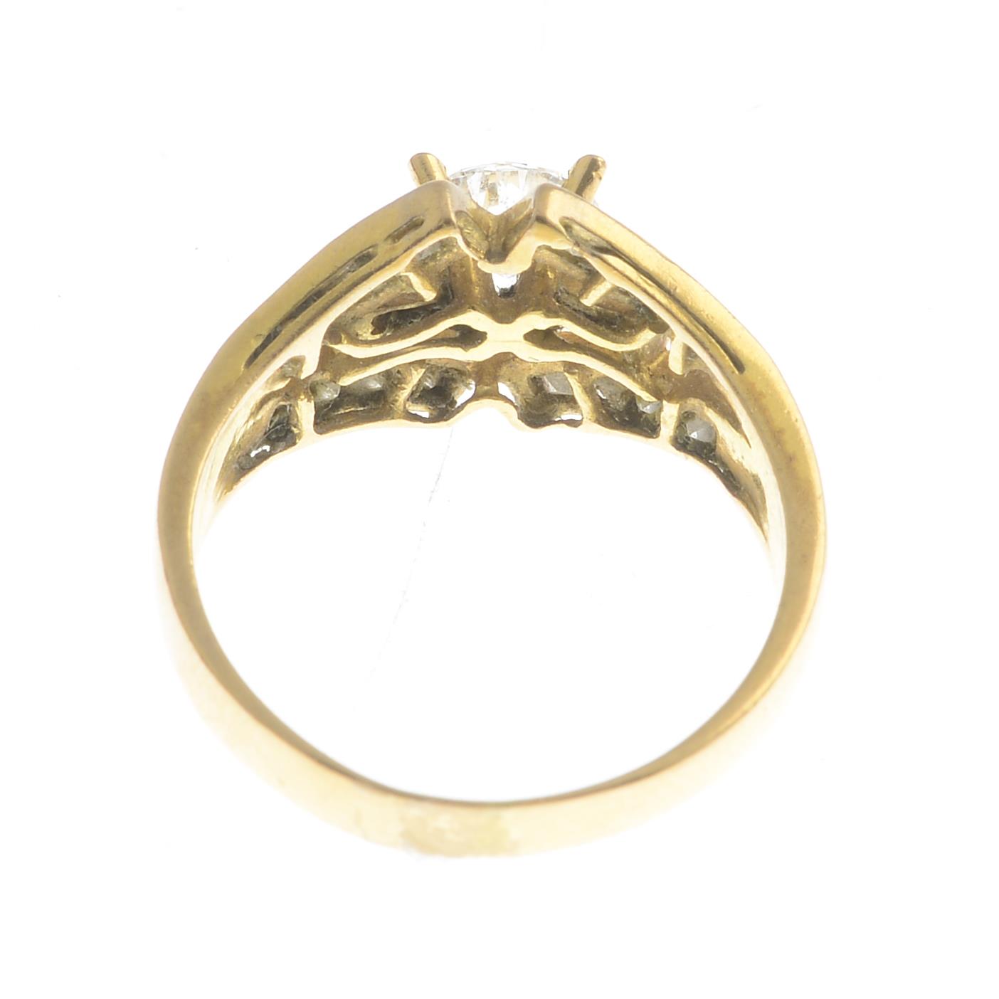 A diamond dress ring.Principal diamond estimated weight 0.50ct, - Image 2 of 3